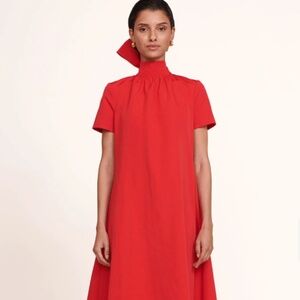 Staud Ilana Dress Poinsettia